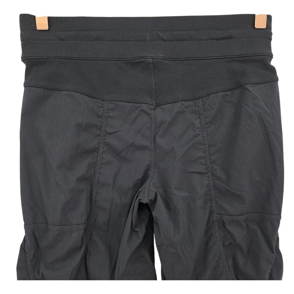 Lululemon Womens 4 Dance Studio Pant III Straight Open Leg No Cinch Black Rare